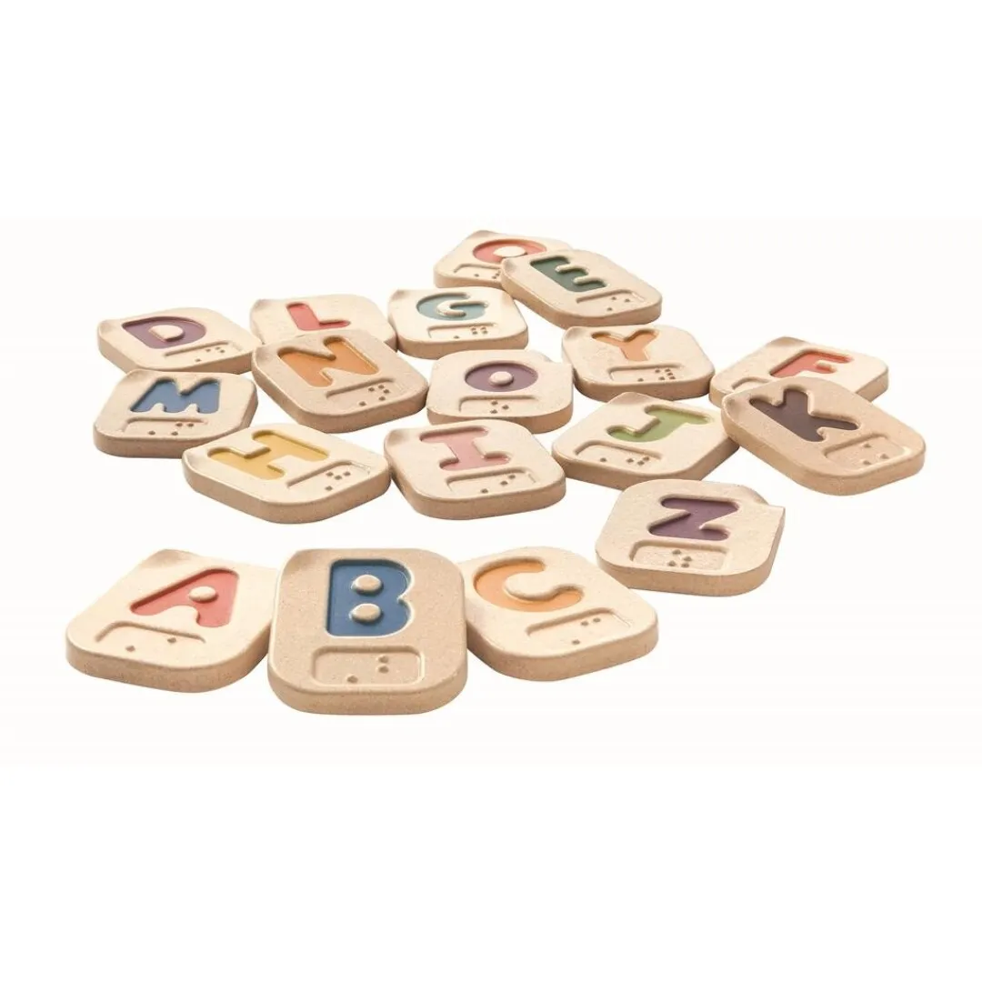 Alfabeto A-Z Braille Mayúsculas y Minúsculas Plan Toys