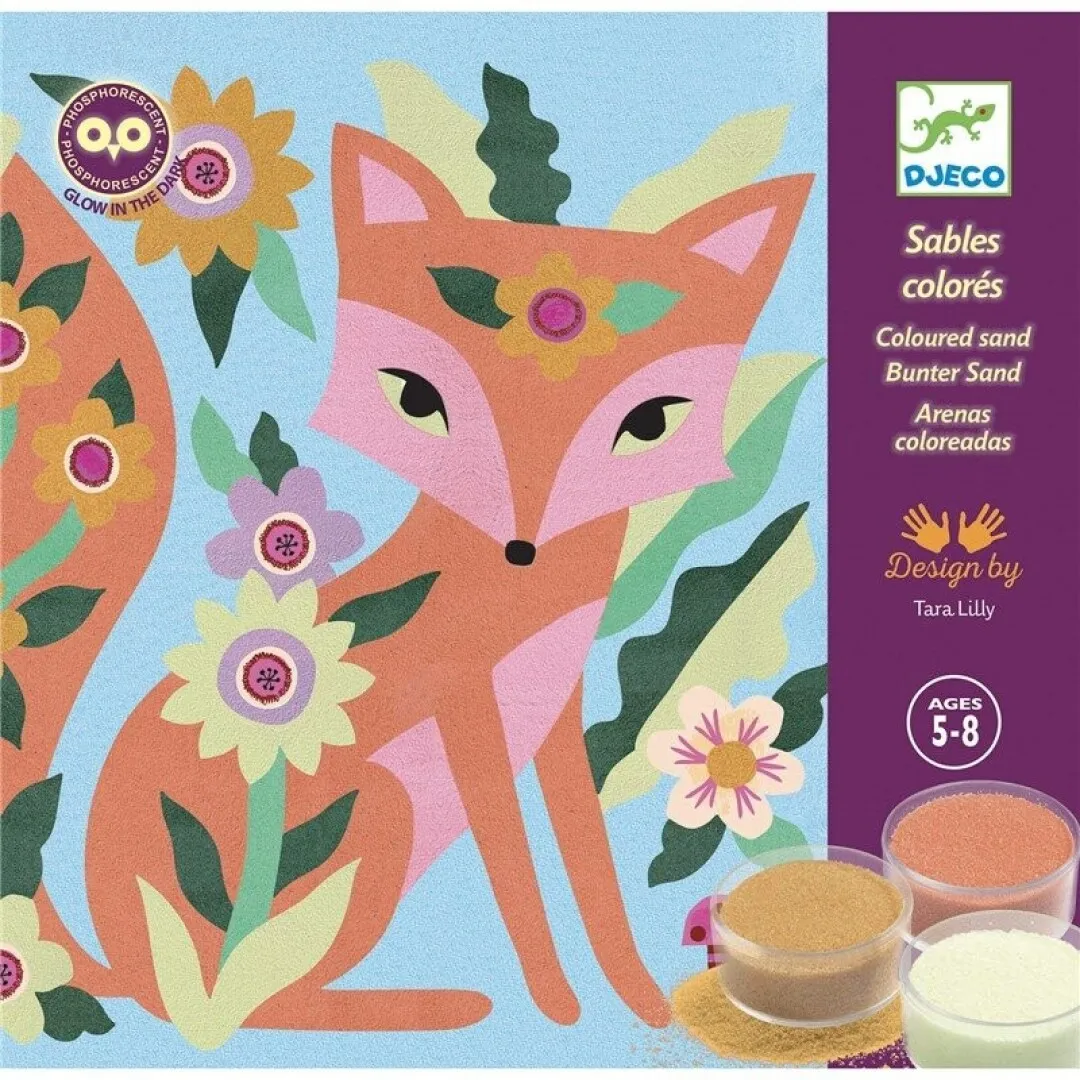 Arenas Coloreadas Garden Lights Djeco