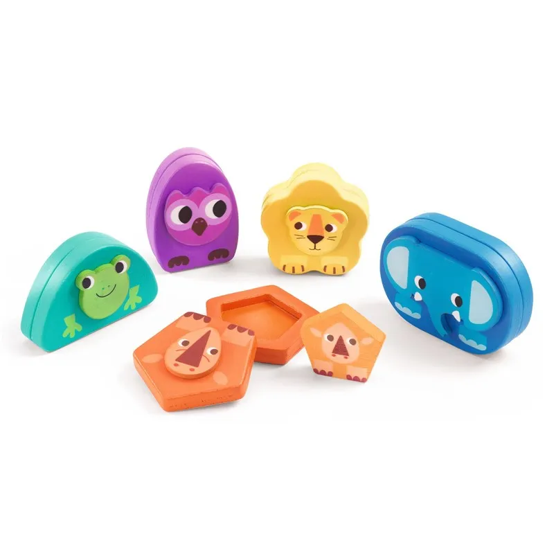 Juego Magnético encajable Kimami Salvaje Djeco