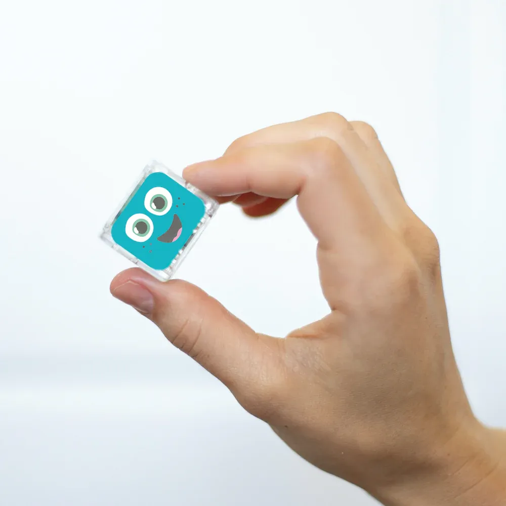 GloPals Cubos Luz Blair Azul 4 unidades - Imagen 6