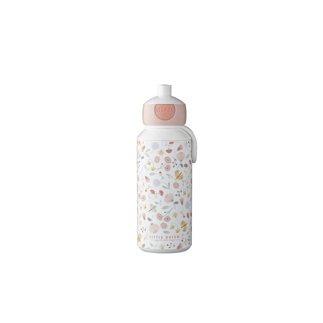 Botella Campus Pop-up 400ml Flores y Mariposas