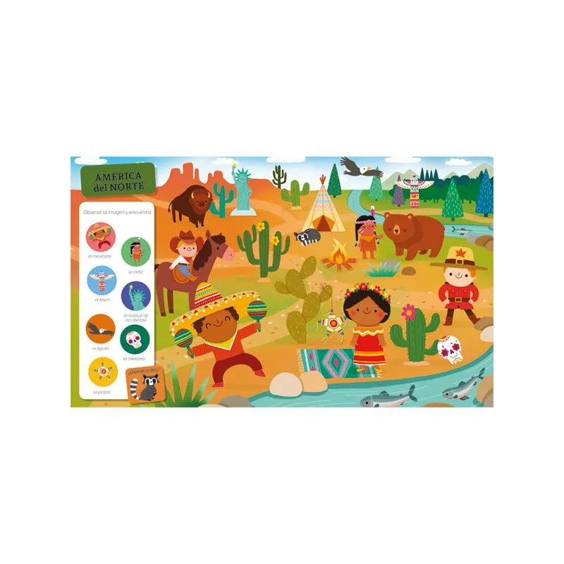 BUSCA Y ENCUENTRA PARA LOS MÁS PEQUEÑOS. ALREDEDOR DEL MUNDO - Imagen 2