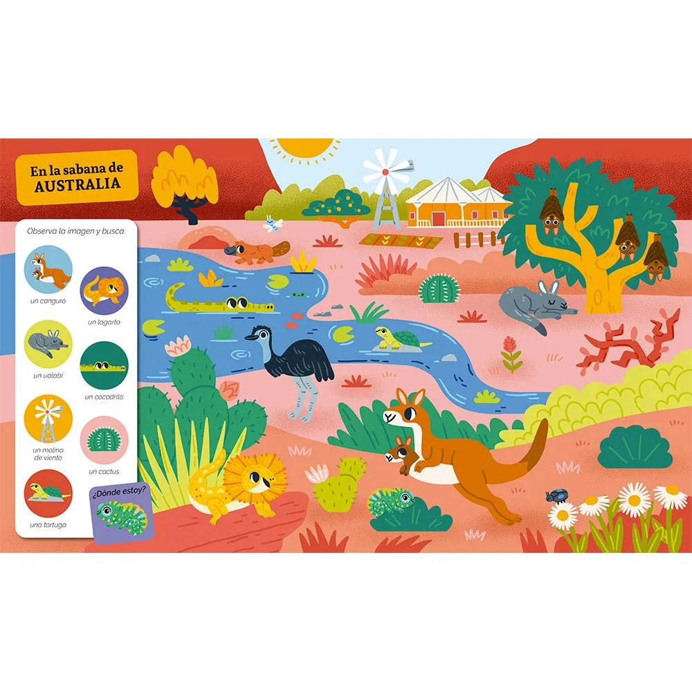 BUSCA Y ENCUENTRA LA JUNGLA Y LA SABANA PARA LOS MAS PEQUENOS - Imagen 2