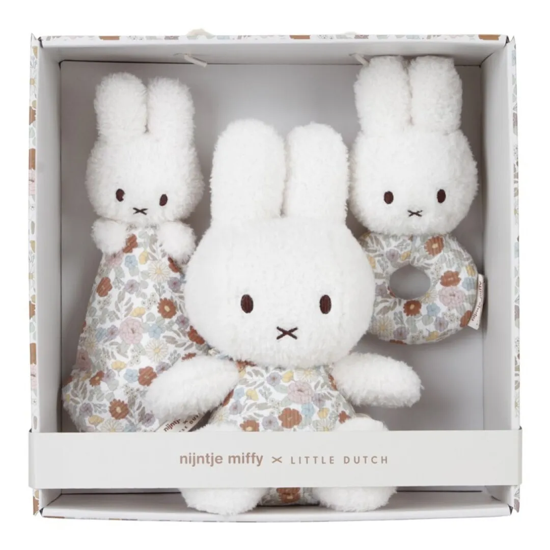 Caja de Regalo Miffy Vintage Flores por Little Dutch