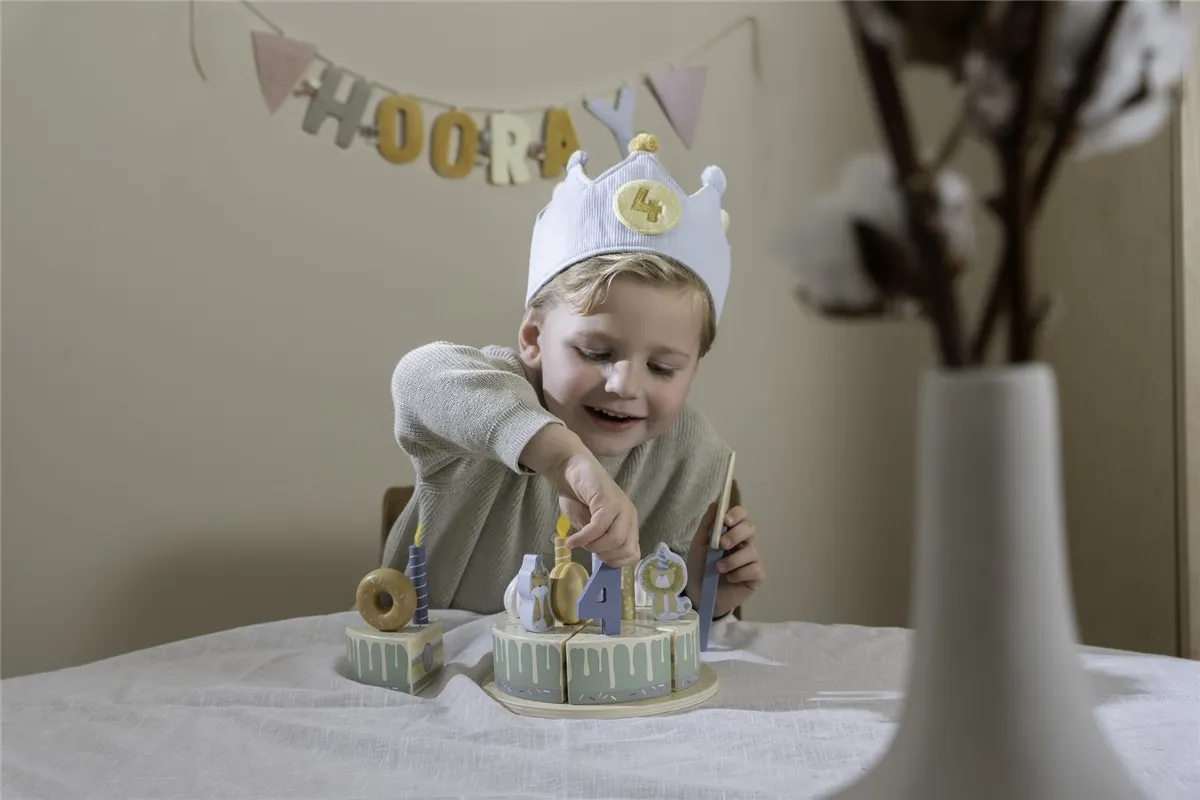 Corona de Cumpleaños con Números Azul - Imagen 3