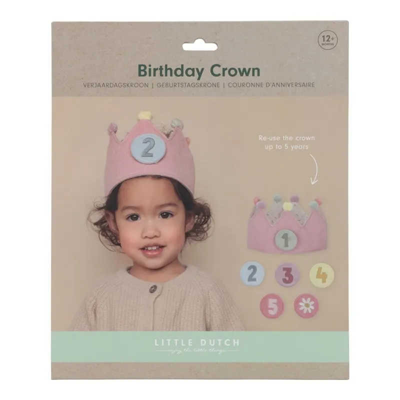 Corona de Cumpleaños con Números Rosa - Imagen 6