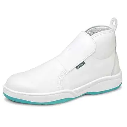 Bota blanca de trabajo Calipso S2 con velcro