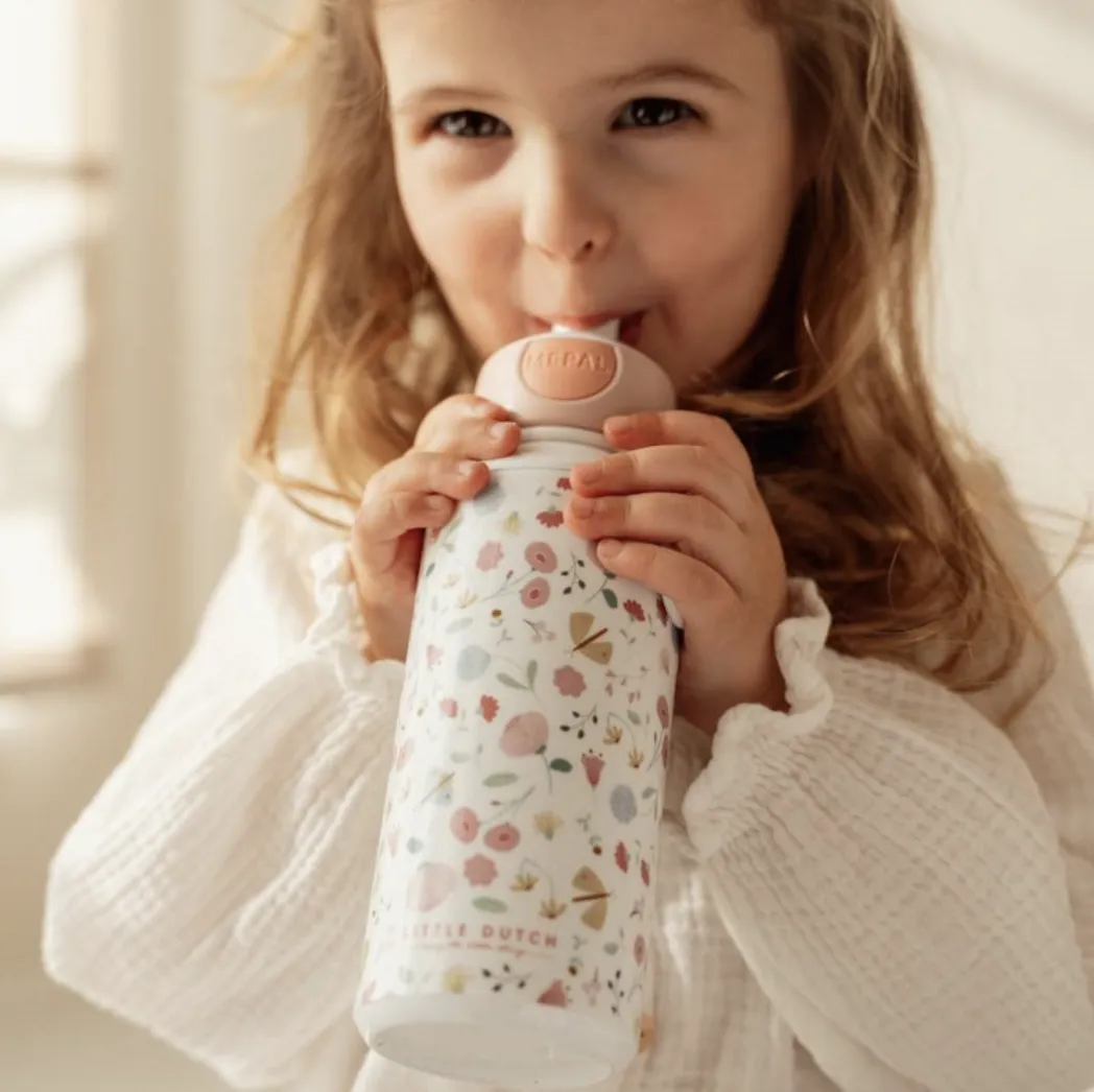 Botella Campus Pop-up 400ml Flores y Mariposas - Imagen 2