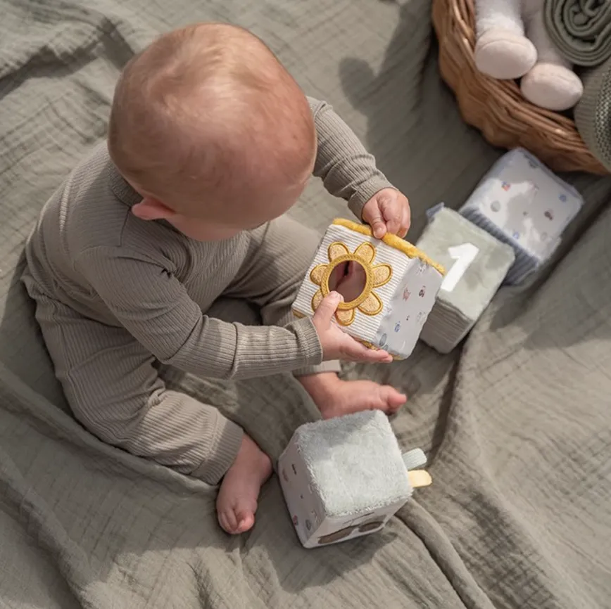 Cubos Blanditos Apilables Pequeña Granja - Imagen 2