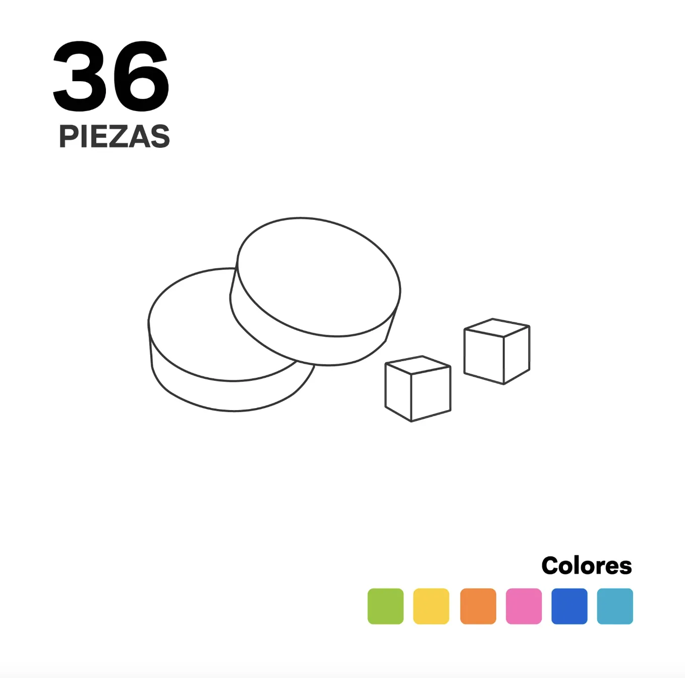 Braintoys Imastack 36 piezas - Imagen 4