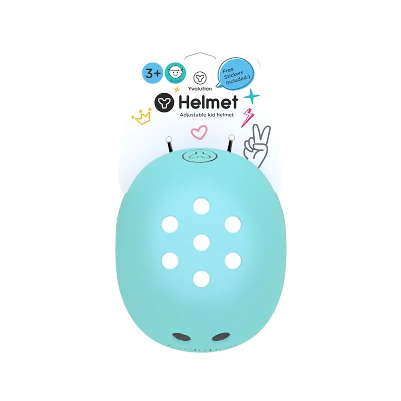 Casco Pequeño Verde Yvolution - Imagen 2