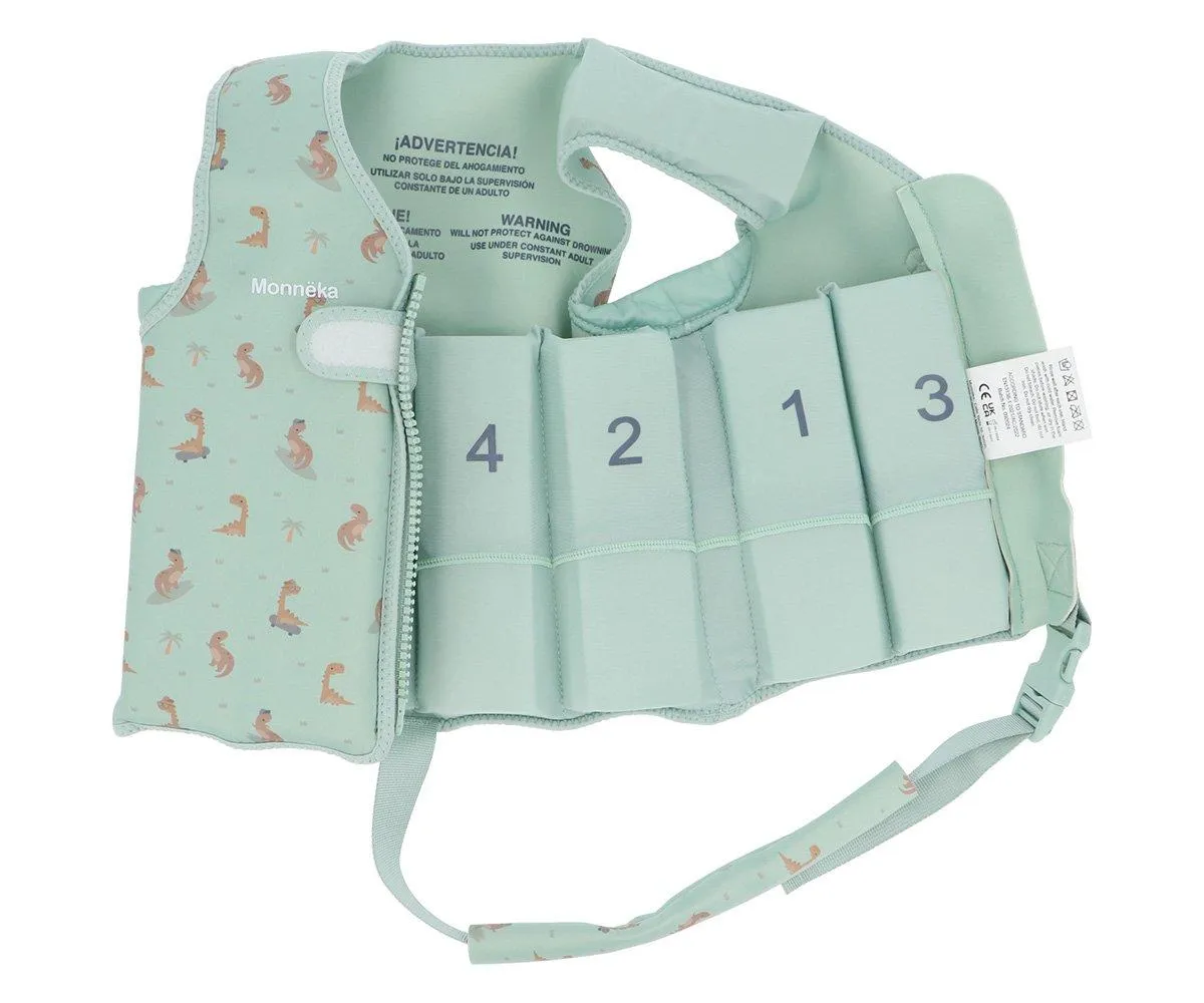Chaleco Flotador Aprendizaje Cool Dinos 1 a 2 años - Imagen 4