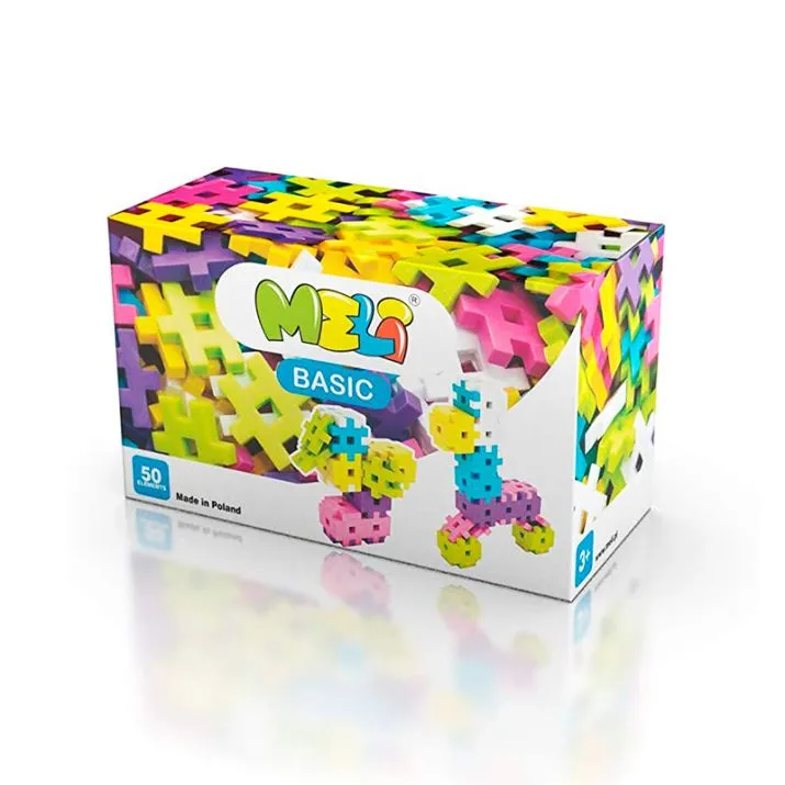 Bloques Meli Basic Pastel 50 piezas