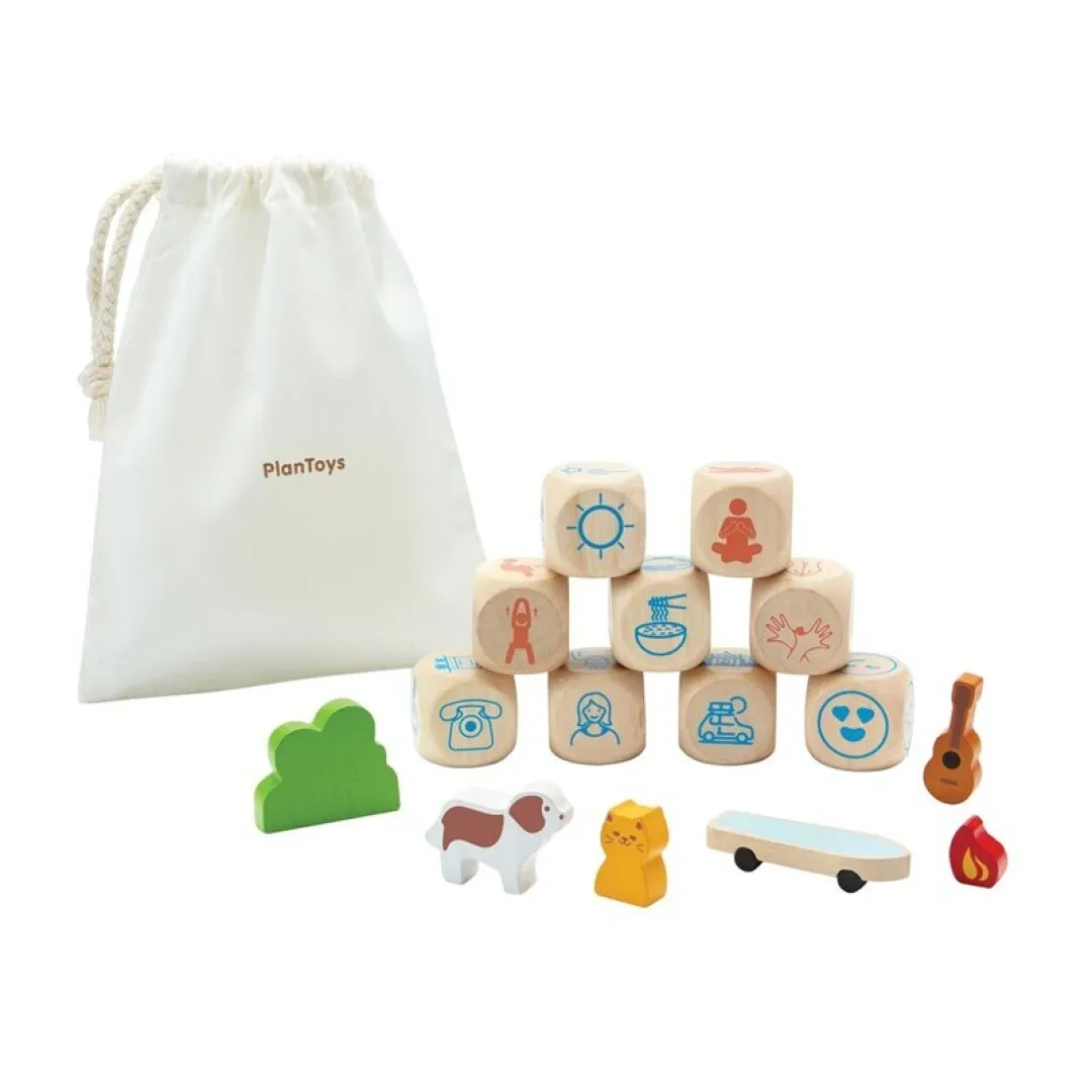 Dados Cuentacuentos Plantoys