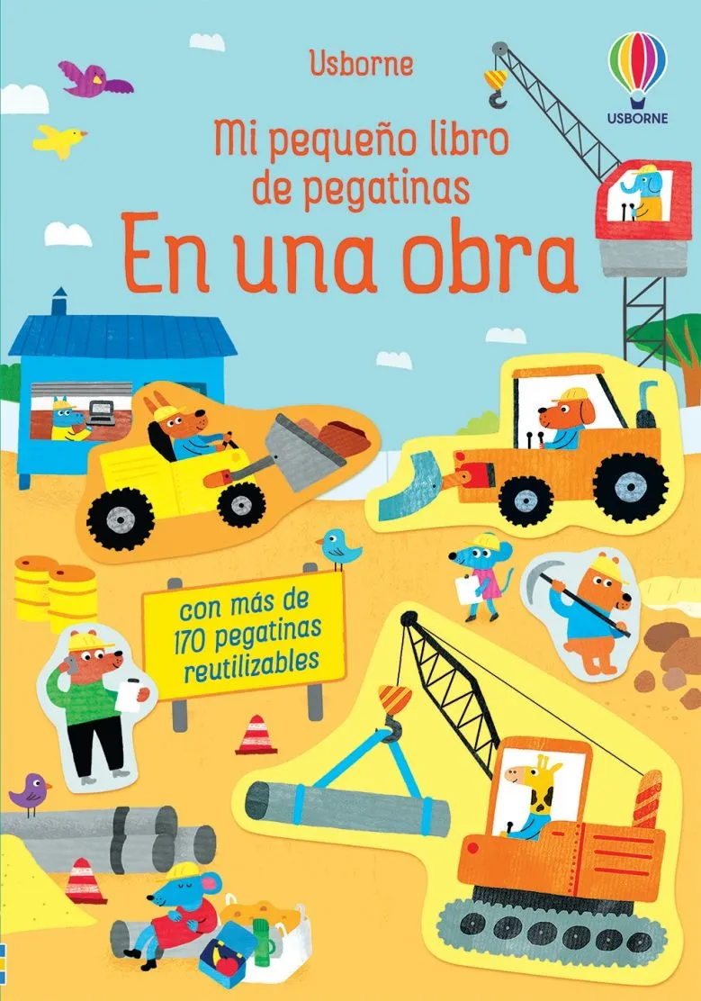 EN UNA OBRA MI PEQUEÑO LIBRO DE PEGATINAS