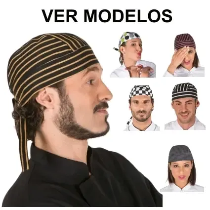 Gorros de cocina originales estilo pirata estampado 4471