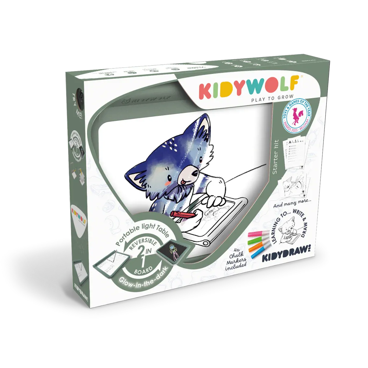 Kidydraw Pro Verde Kidywolf - Imagen 5