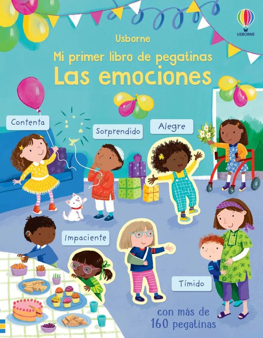 LAS EMOCIONES MI PRIMER LIBRO DE PEGATINAS
