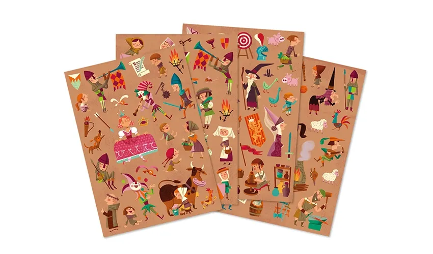 Medieval Stickers Londji - Imagen 3