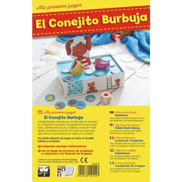 Mis primeros juegos El Conejito Burbuja Haba - Imagen 3