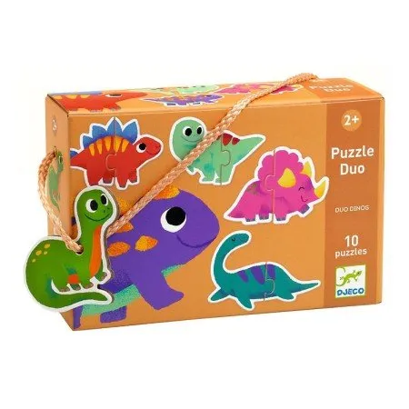 Puzzle Duo Dinos Djeco