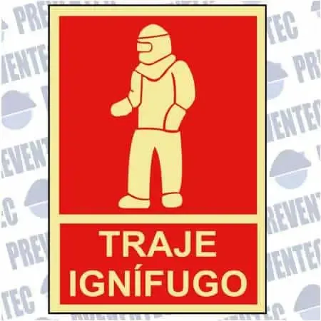 Señalizaciones : Traje ignífugo