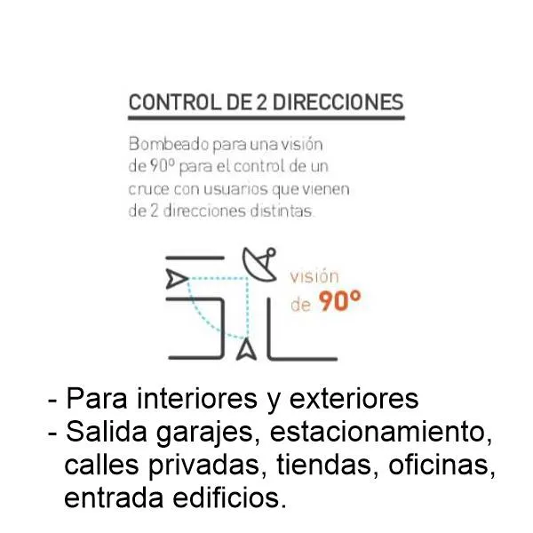 Espejos seguridad marco color calidad Polymir - Imagen 2