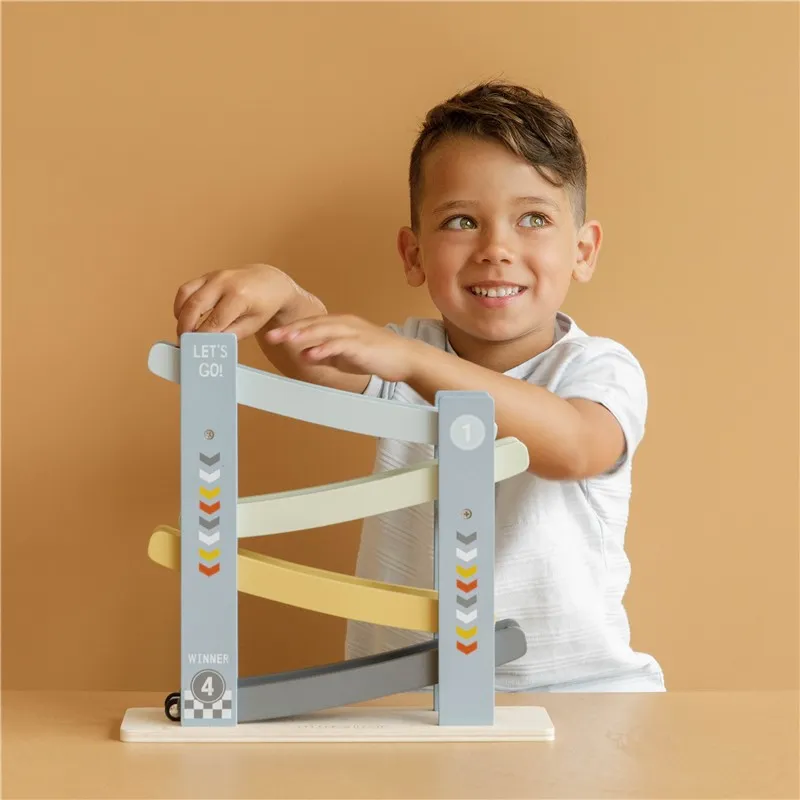 Rampa de Carreras Cars Azul Little Dutch - Imagen 4