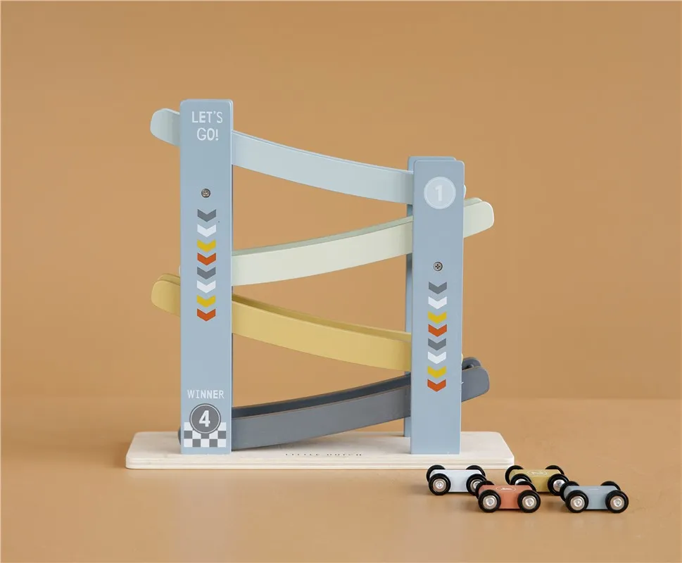 Rampa de Carreras Cars Azul Little Dutch - Imagen 5