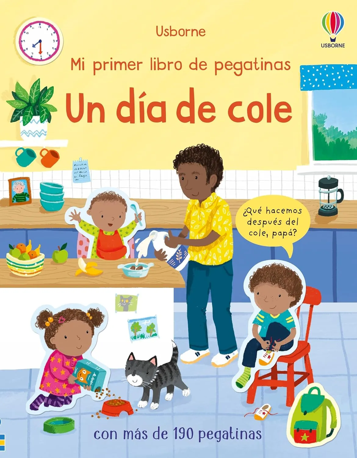 UN DIA DE COLE MI PRIMER LIBRO DE PEGATINAS