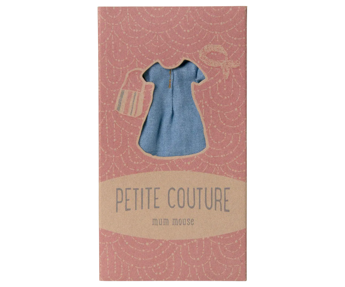 Vestido y Bolso Vaquero Mamá Ratón Maileg - Imagen 4