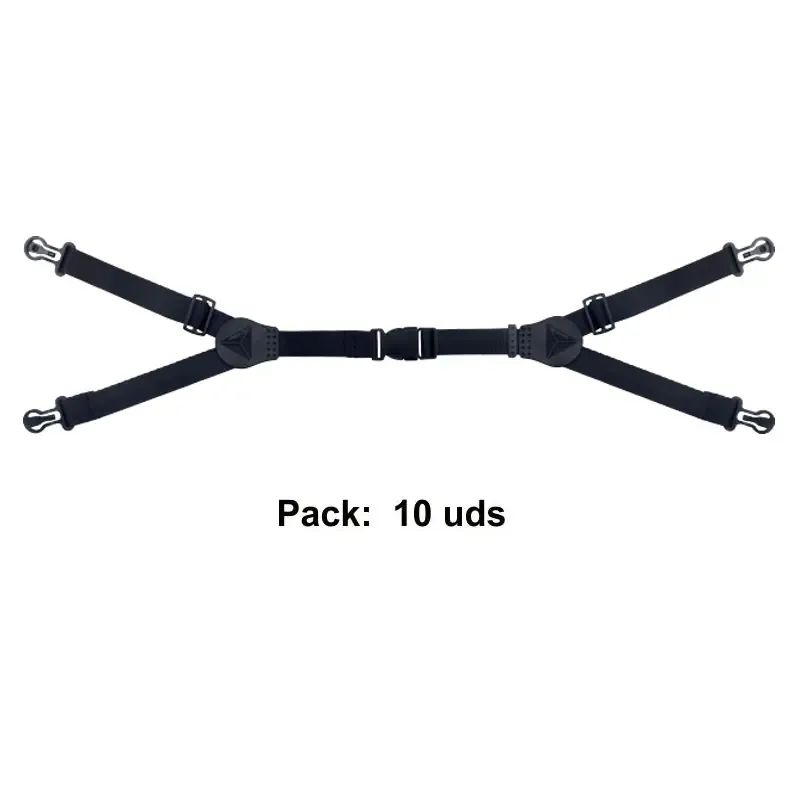 Barbuquejos 4 puntos para cascos Delta Plus ( pack 10 uds )