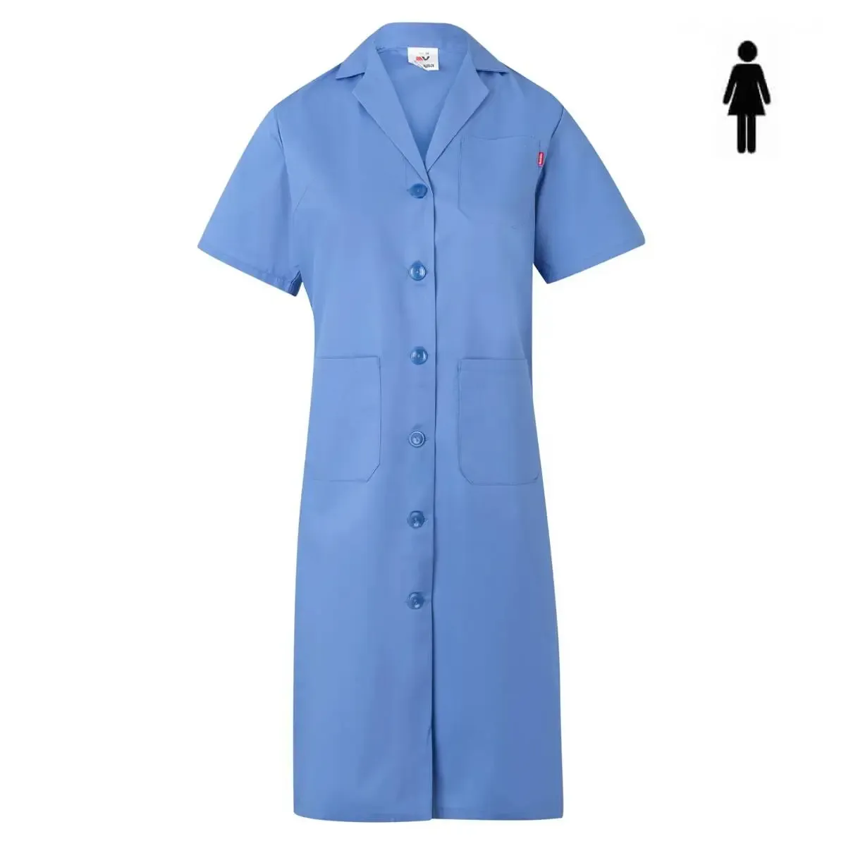 Batas de trabajo mujer manga corta Velilla 907