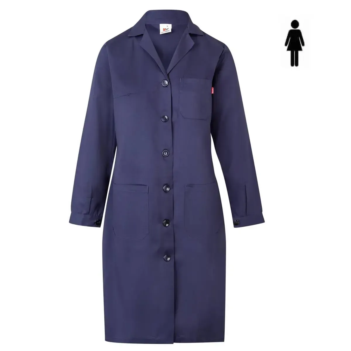 Batas trabajo mujer manga larga Velilla 908