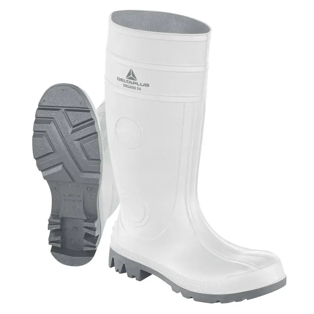 Botas de agua de seguridad S4 blancas Organo