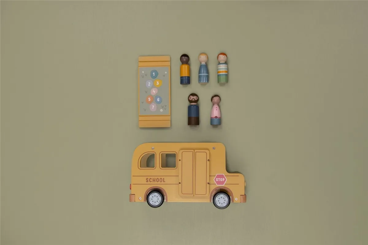 Bus Escolar con Muñecos FSC Little Dutch - Imagen 6