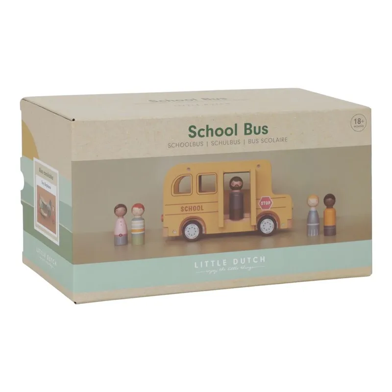 Bus Escolar con Muñecos FSC Little Dutch - Imagen 7