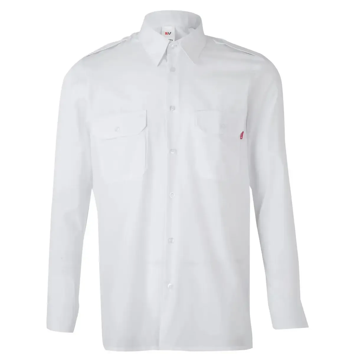 Camisa trabajo manga larga dos bolsillos Velilla 530 - Imagen 3