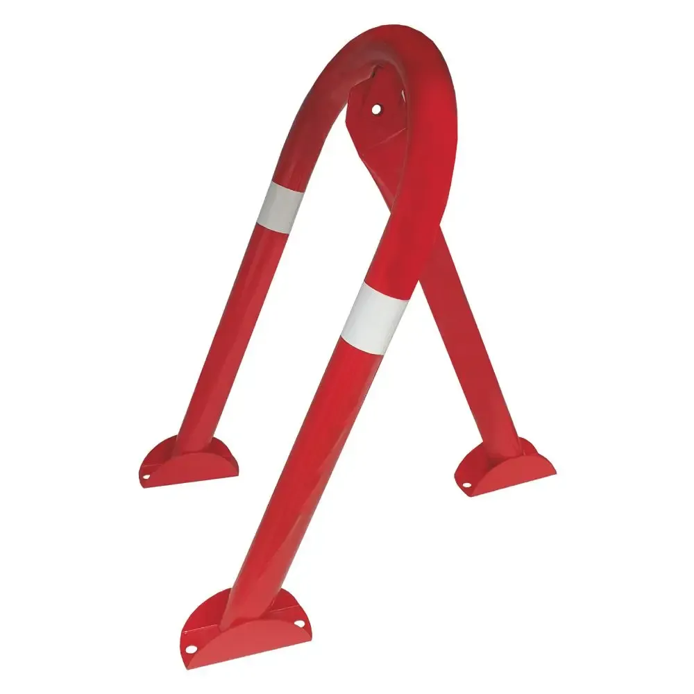 Cepos para parking rojo lacado 31 x 57 cm