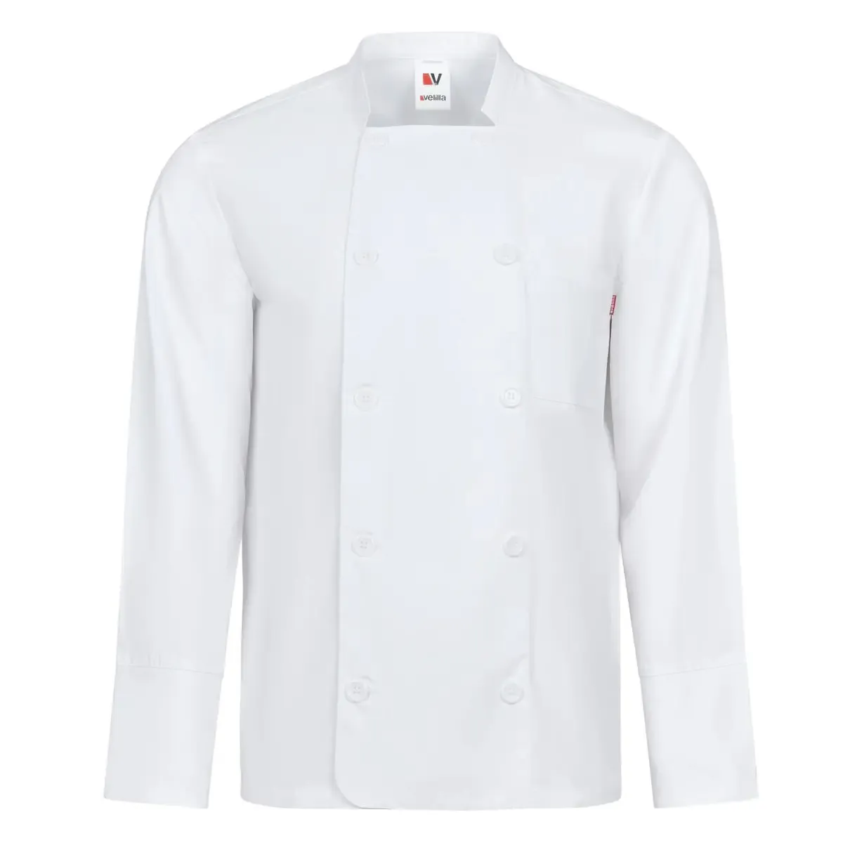 Chaqueta cocinero manga larga Velilla 434 - Imagen 4