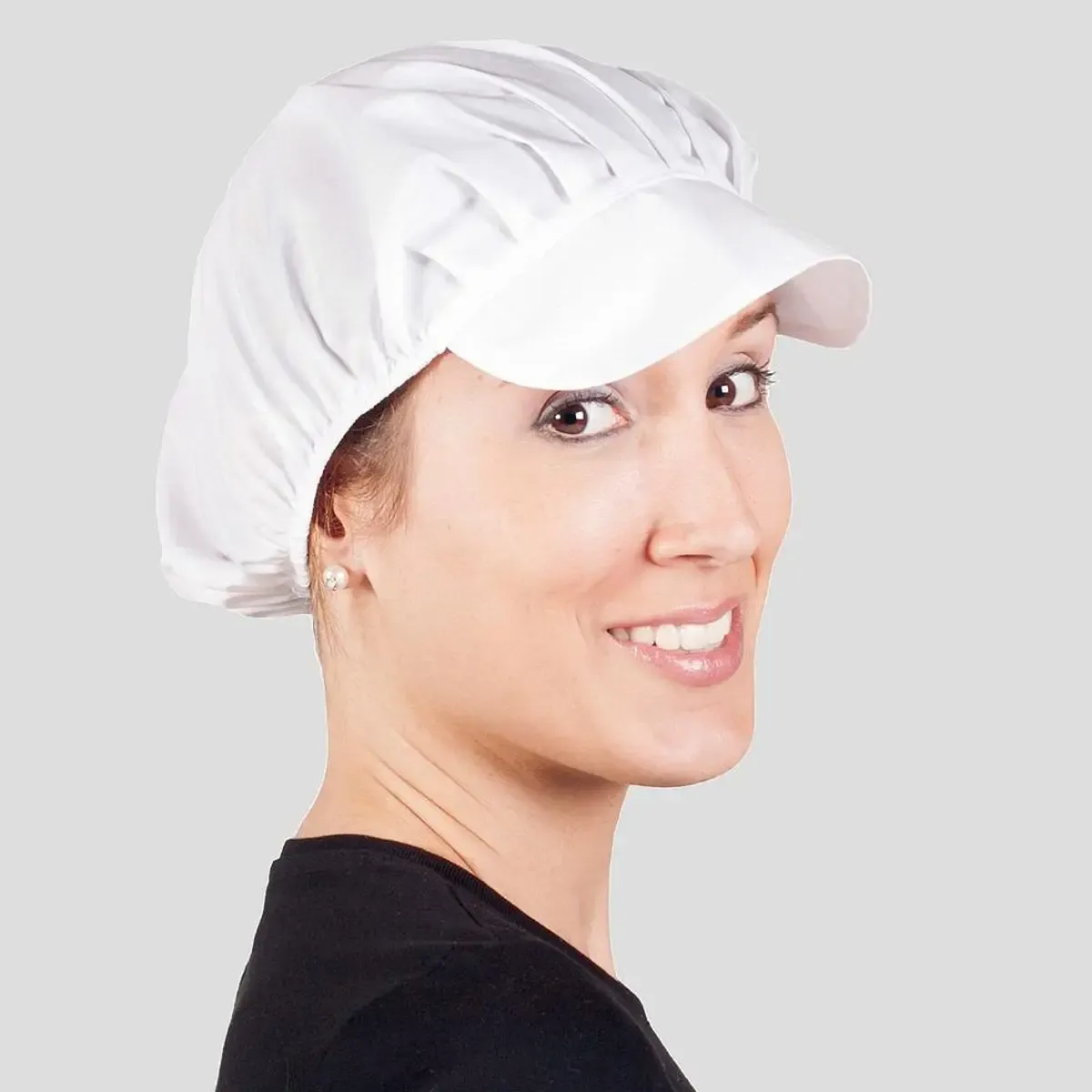 Cofia blanca popelin de cocina 4200 Gary`s ( PACK 10 uds )