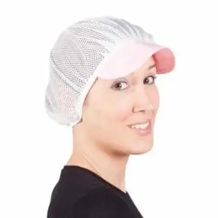 Cofias de trabajo de rejilla con visera color Garys - Imagen 5