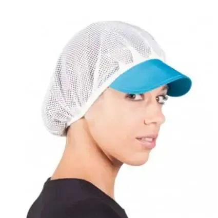 Cofias de trabajo de rejilla con visera color Garys - Imagen 4