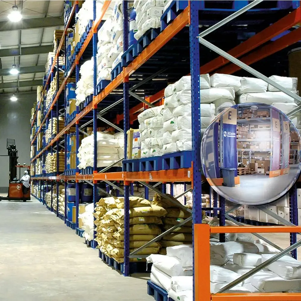 Espejo vigilancia media esfera fijación mural para interiores - Imagen 3