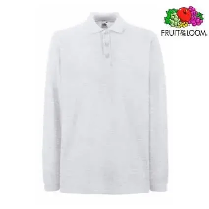 Polos Fruit of the loom de manga larga premium