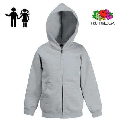 Sudadera Fruit niños capucha y cremallera 280 gr