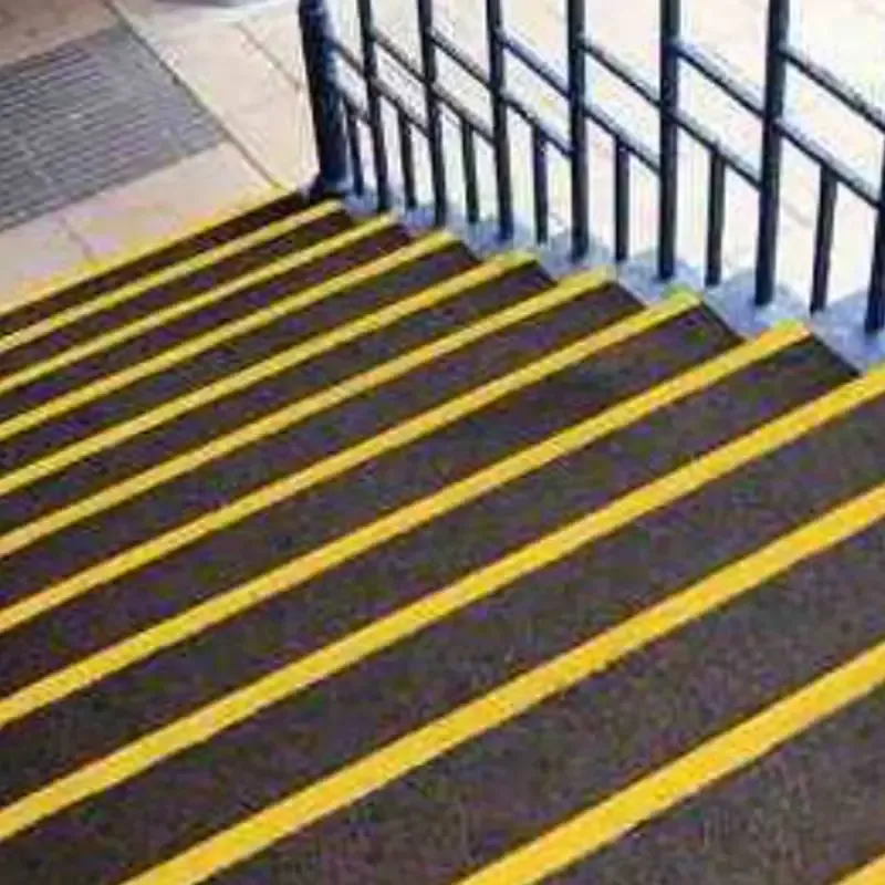 Cinta antideslizante adhesiva amarilla - Imagen 3