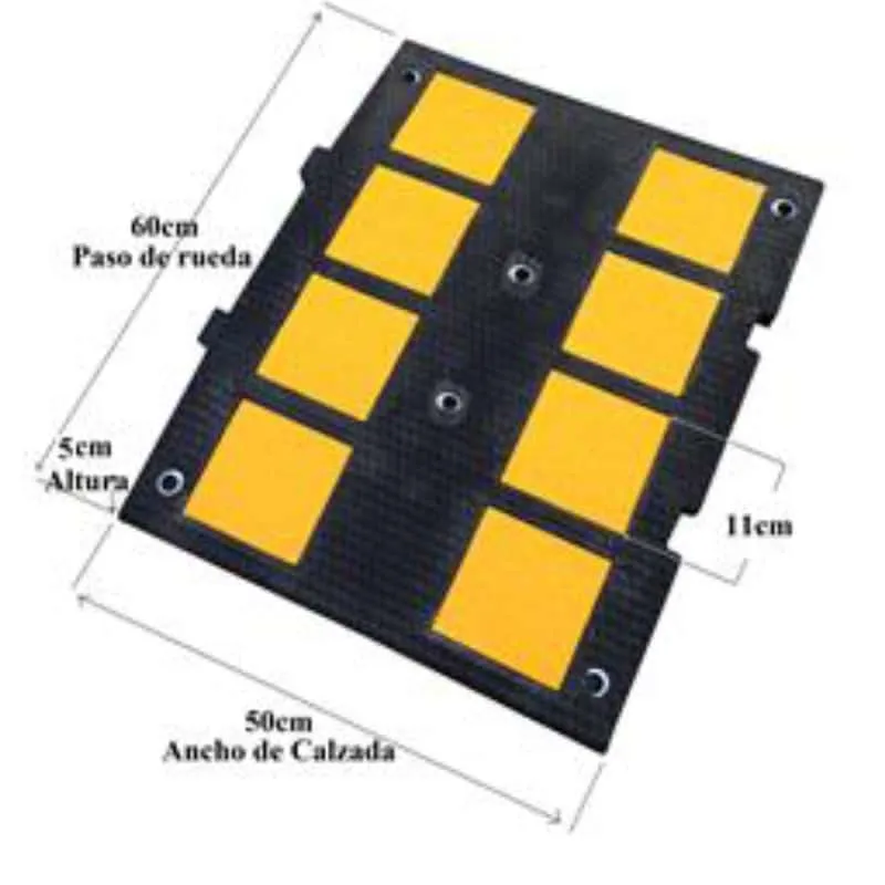Reductores de velocidad – Badenes 60 x 50 x 5 cm - Imagen 2