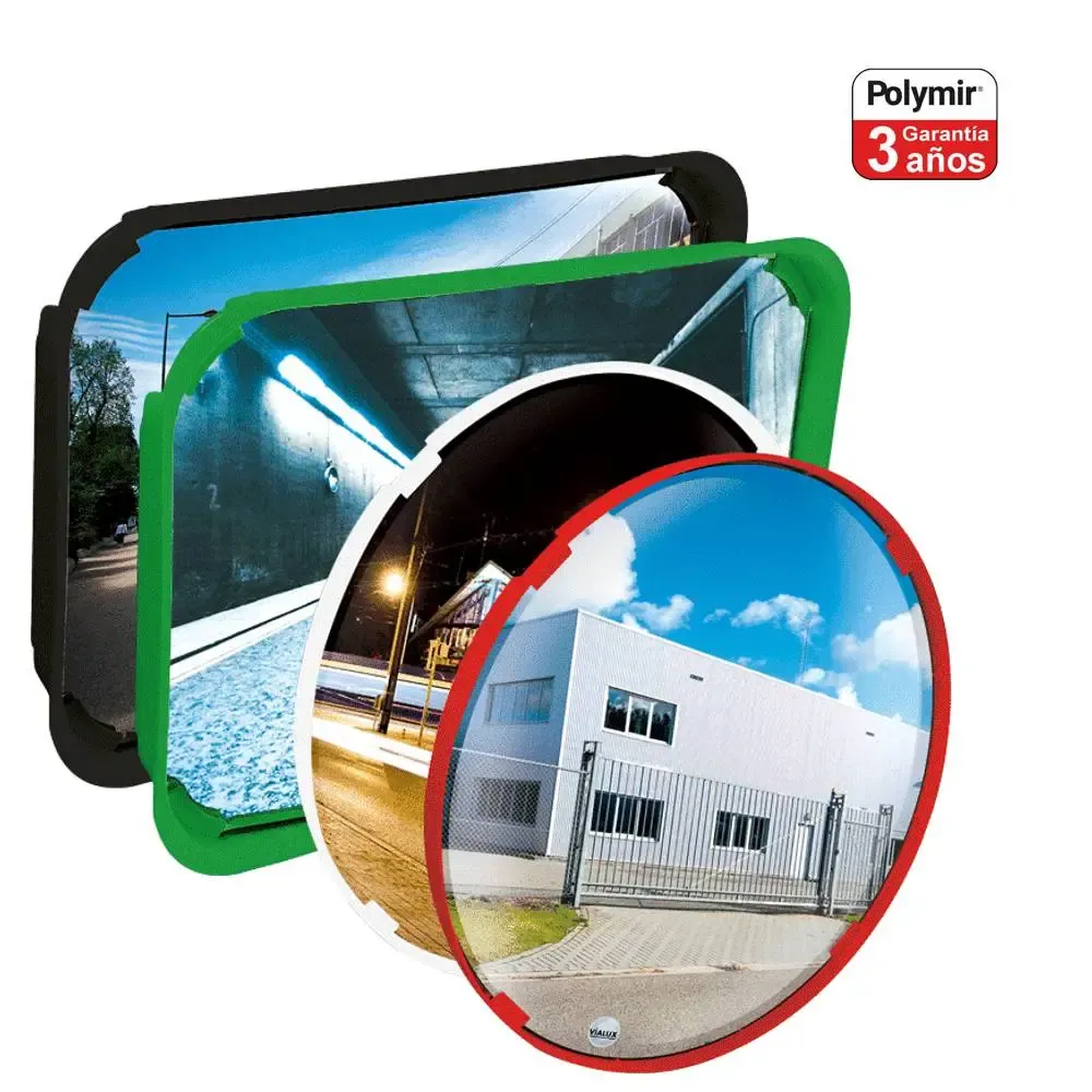 Espejos seguridad marco color calidad Polymir