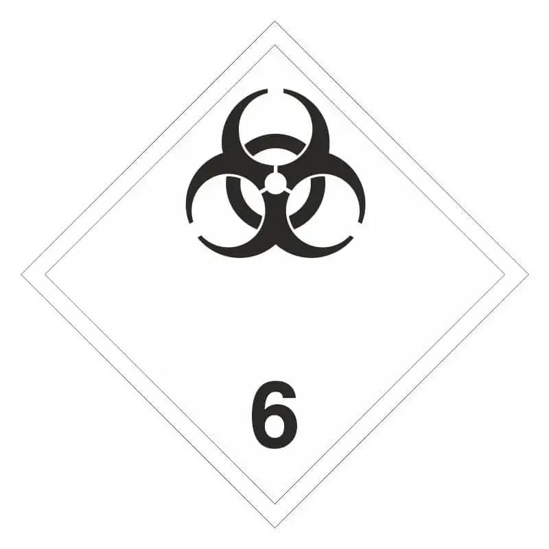 Señal Materias infecciosas